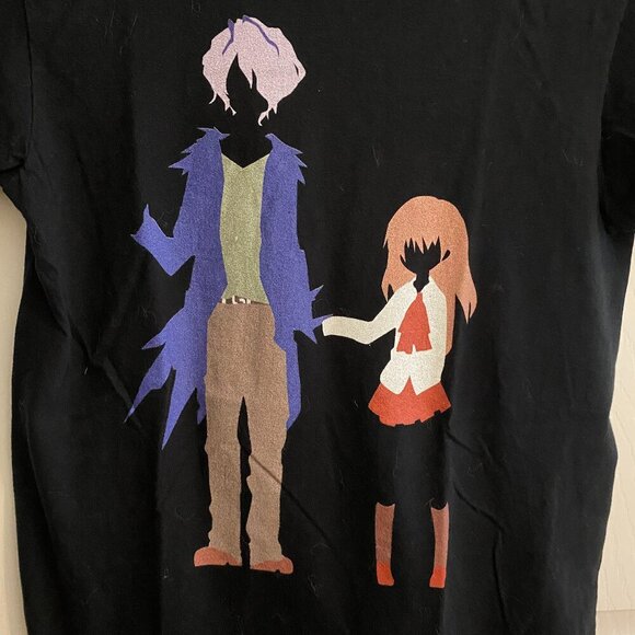 AMERICAN APPAREL Short Sleeve Black T Shirt with Image from Video Game IB Size M - Picture 2 of 7